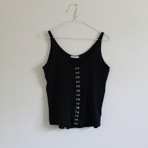 Zara Corset Clasp Tank Top